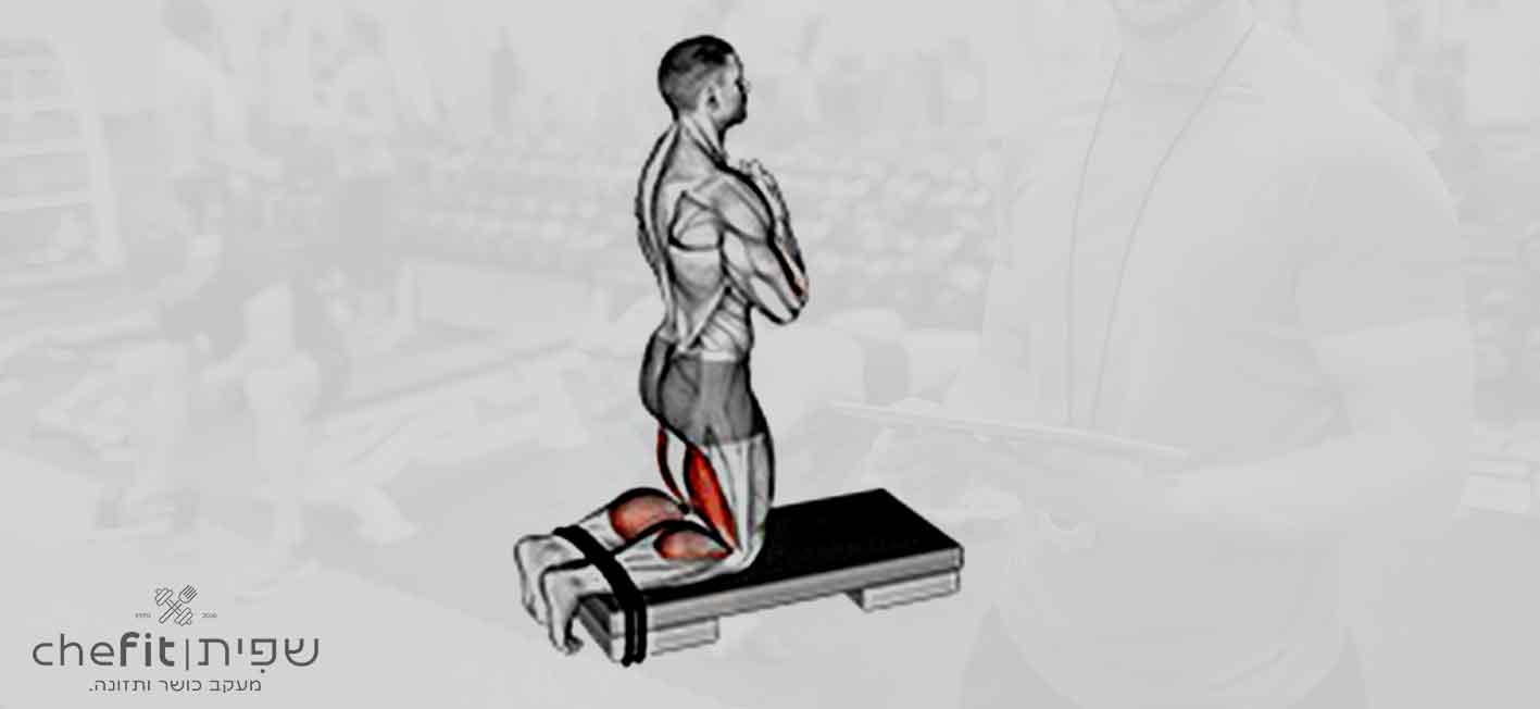 self assisted inverse leg curl (on floor) | כפיפת רגל הפוכה בעזרה עצמית (על הרצפה)