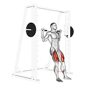 smith chair squat | סקוואט כיסא בסמית