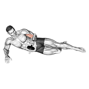 dumbbell lying supination on floor | סופינציה בשכיבה על הרצפה עם משקולת