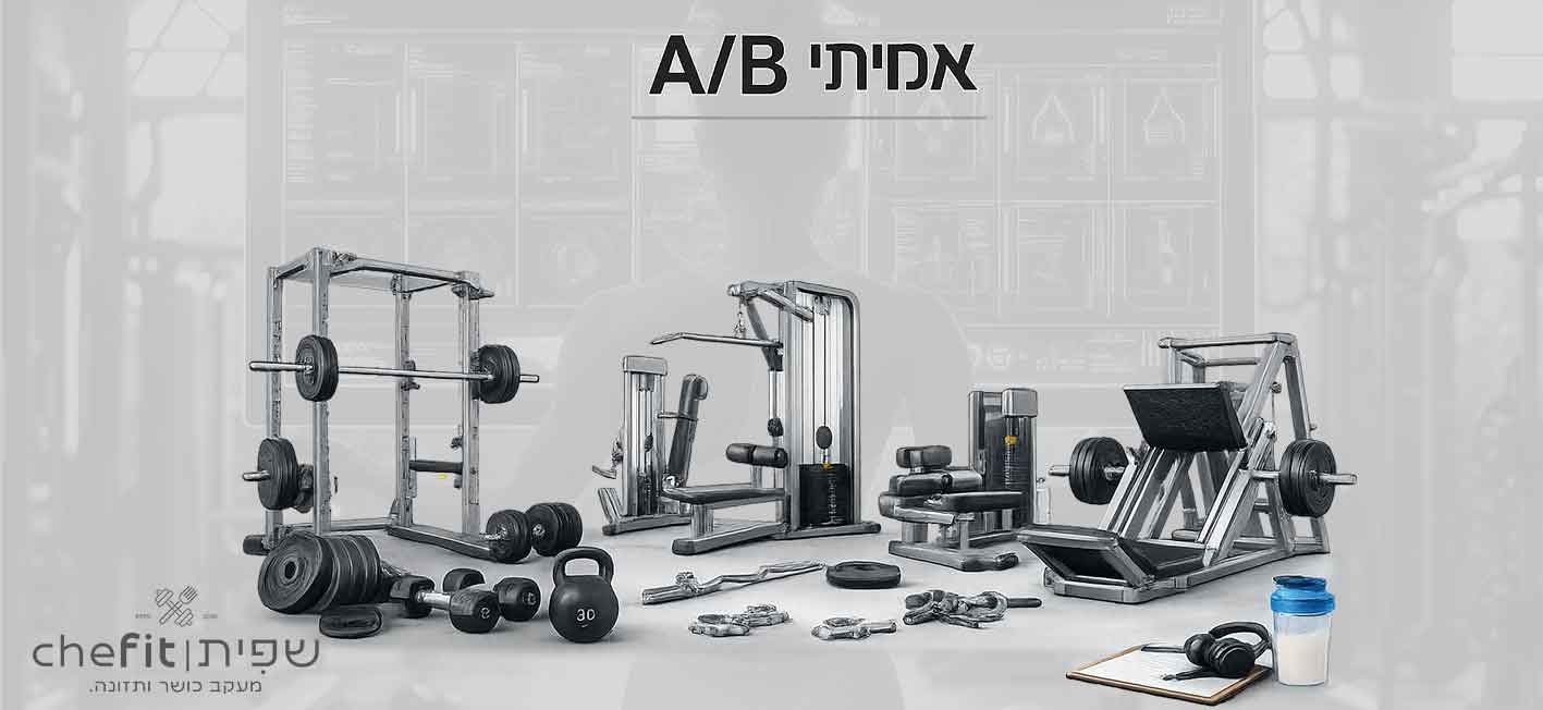 A/B אמיתי (Upper / Lower)
